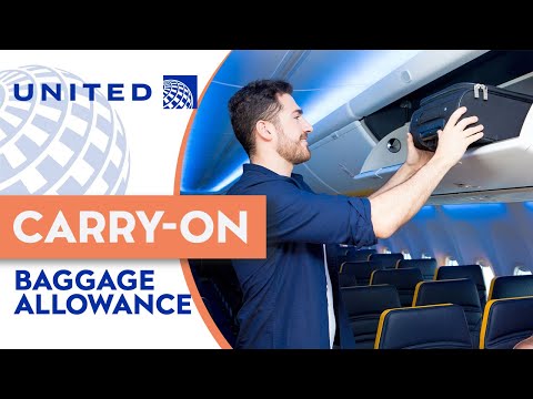 United Airlines Carry on Baggage Policy- Size, Weight, Number of Pieces 