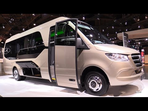 2023 Mercedes Sprinter Travel 75 18-Seat Passenger Van Interior and Exterior Details