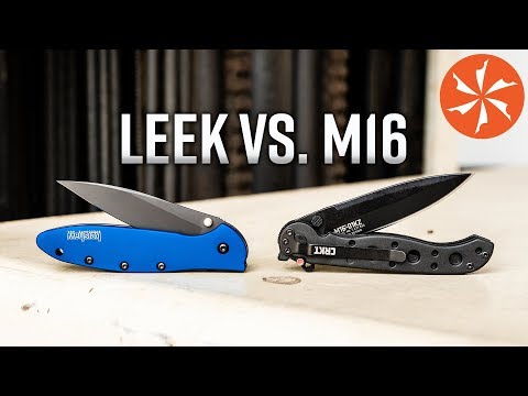 Kershaw Leek Vs. CRKT M16: EDC Classic Showdown at KnifeCenter.com