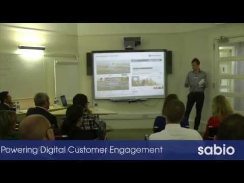 Richard Atkinson from Barclaycard speaks at Sabio's Powering Digital Customer Engagement event