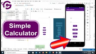 Simple Calculator In Android Studio Source Code in Java | ProgrammingGeek screenshot 1