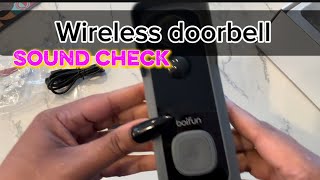 BOIFUN Video Doorbell Camera Wireles, No Subscription, 2K HD, 166° Wide View, HDR Night Vision