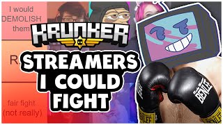 Krunker Streamers I could beat in a fight