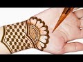Easy mehndi design for front hands - Beautiful and simple mehndi design 2019