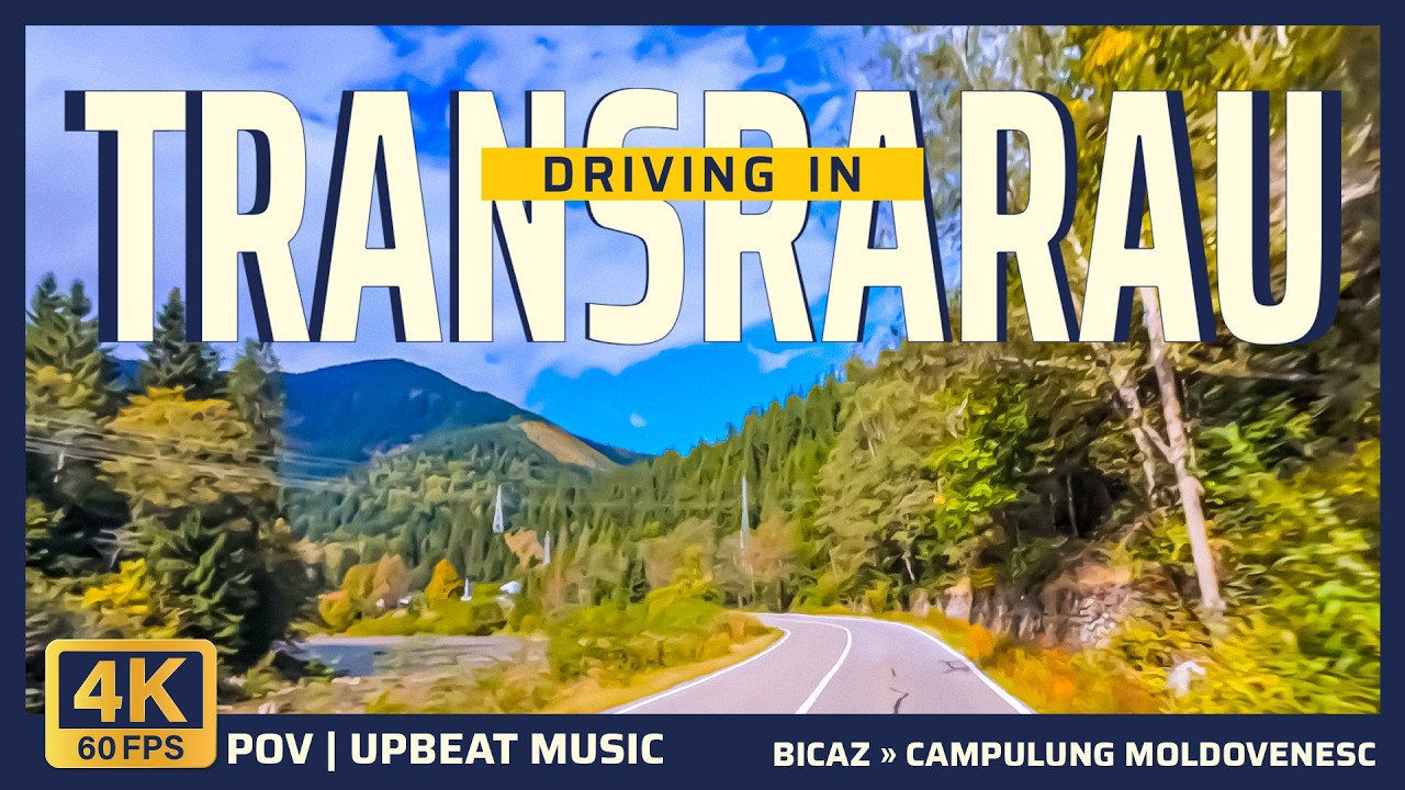 Romania Drive 4K | Bicaz → Transrarău → Câmpulung Moldovenesc | Upbeat Music, POV