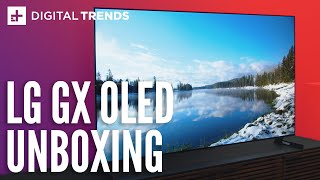 LG GX OLED Unboxing and Basic Setup | New Gallery Series