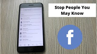 How to Stop People You May Know on Facebook (2021)