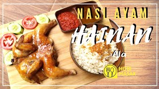 Rice Cooker Cukup! Resep Nasi Ayam Hainan Singapura: LENGKAP Dengan Kuah & Sambal.. 