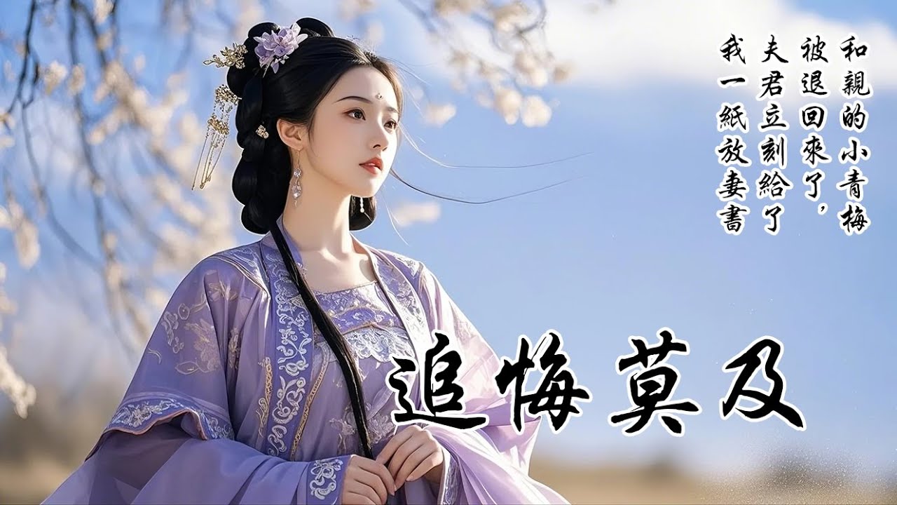 【追悔莫及】和親郡主被退回，夫君迫不及待給我一紙放妻書。我走當日他負手立在一旁，安靜地看着我收拾行囊。冷不丁地說：你賢惠柔婉，放妻書不會阻你姻緣，等你遊歷山川回來，我自當替你介紹一門好婚事