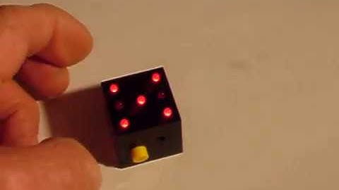 ELECTRONIC DICE (with sound effect)