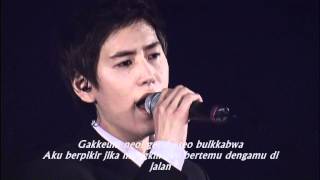 Video thumbnail of "Kyuhyun Super junior  - That I was once by your side [Indo translate]"