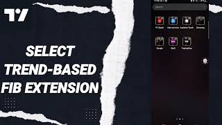 How To Select Trend-based Fib Extention On TradingView App screenshot 4