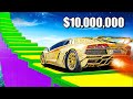 10000000 cars vs stairs in gta 5