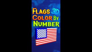 Flags 3D Color by Number - Voxel Coloring screenshot 4