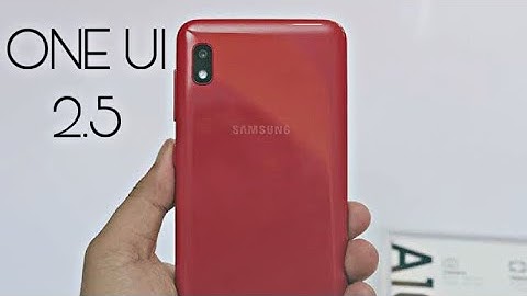Samsung Galaxy A10 Official ONE UI 2.5 Update