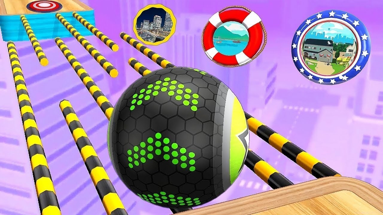 GOING BALLS SUPER SPEEDRUN, HARD LEVEL SECTIONS, PORTAL RUN