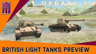 UPDATE 7.0 - NEW BRITISH LIGHT TANKS PREVIEW