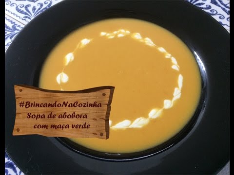 Vídeo: Como Fazer Sopa De Abóbora Com Maçãs