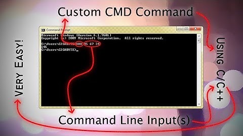 How to take Command Line Input(s) in C/C++ || How to create Custom Console (CMD) Command using C/C++
