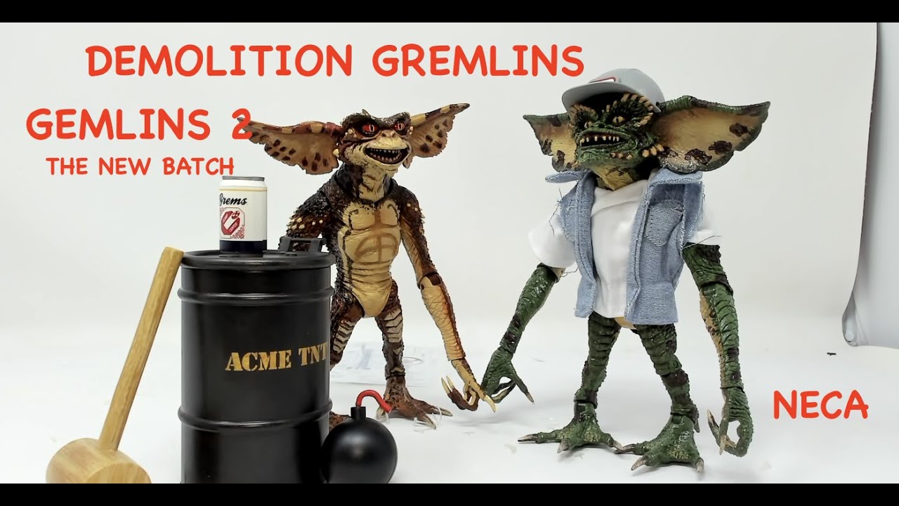 Neca Reel Toys Gremlins 2: The New Batch Demolition Gremlins