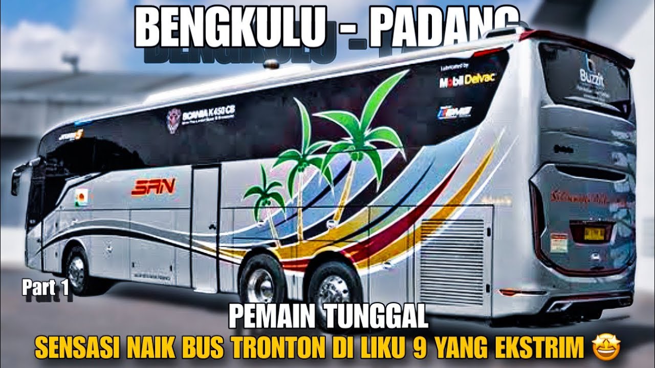 Pemain Tunggal Tidak Ada Lawan | Trip Report Bus SAN Bengkulu - Padang #1