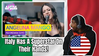 AMERICAN REACTS TO Angelina Mango - Fila Indiana (Live) | Italy 🇮🇹 | Eurovision