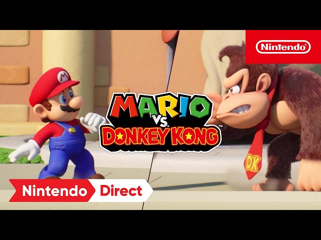 Mario and Donkey Kong Reunite on Nintendo Switch