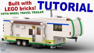 How To Build A LEGO Fifth Wheel Travel Trailer 2019 DIY Tutorial