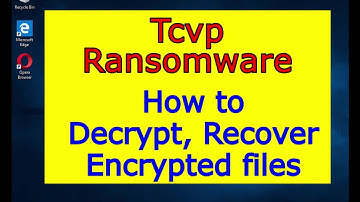 Tcvp virus (ransomware). How to decrypt .Tcvp files. Tcvp File Recovery Guide.