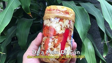 Dưa Món Dì Cẩn - Đặc Sản Đà Nẵng - 100 nghìn 1 hộp nửa ký