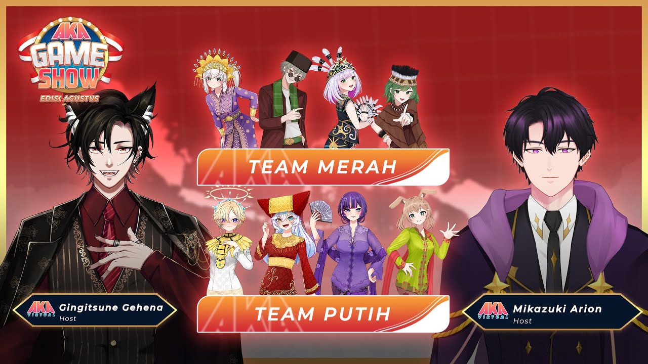 【AKA Gameshow】Special Agustus ! ❤️🤍🎉