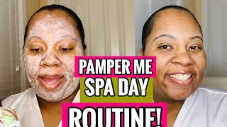 Pamper Me Spa Routine | Soft Glam Everyday Look | At Home Pamper Me Day Routine  | LaTersa Blakely screenshot 4