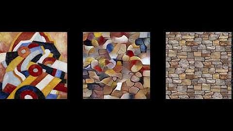 Interpolated texture synthesis example