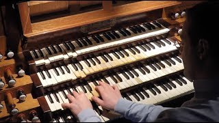 Jean-Baptiste Monnot, Cavaillé-Coll organ in St. Ouen, Rouen: Brahms, "Herzlich tut mich verlangen"