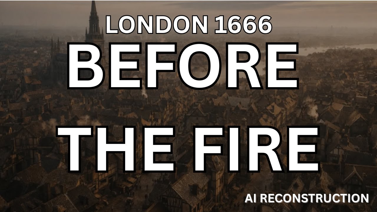 London in the 1600s - Before the Great Fire | AI Historical Reconstruction