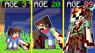 Surviving 99 Years as GIANT ALEX In Minecraft!