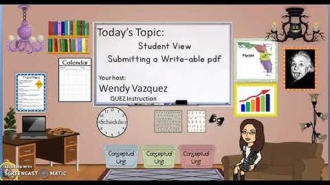 Student View Uploading a pdf