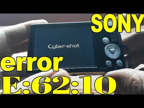 Error E:62:10 pada sony DSC -W830 #TUTORIAL