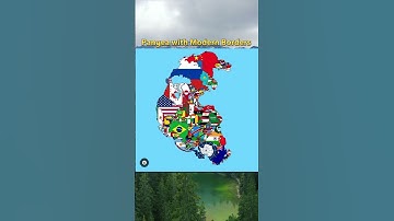 Pangea with modern Borders #history #maps #mapping #shorts #pangea