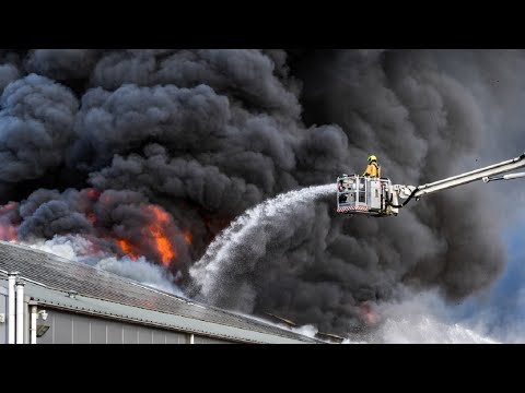 Grote brand Hazerswoude. brand Benthuizen, brand Zoetermeer vandaag. Brand Alphen