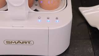 SMART Voice Egg Steamer that alerts you when you eggs are soft, medium and hard boiled. screenshot 2