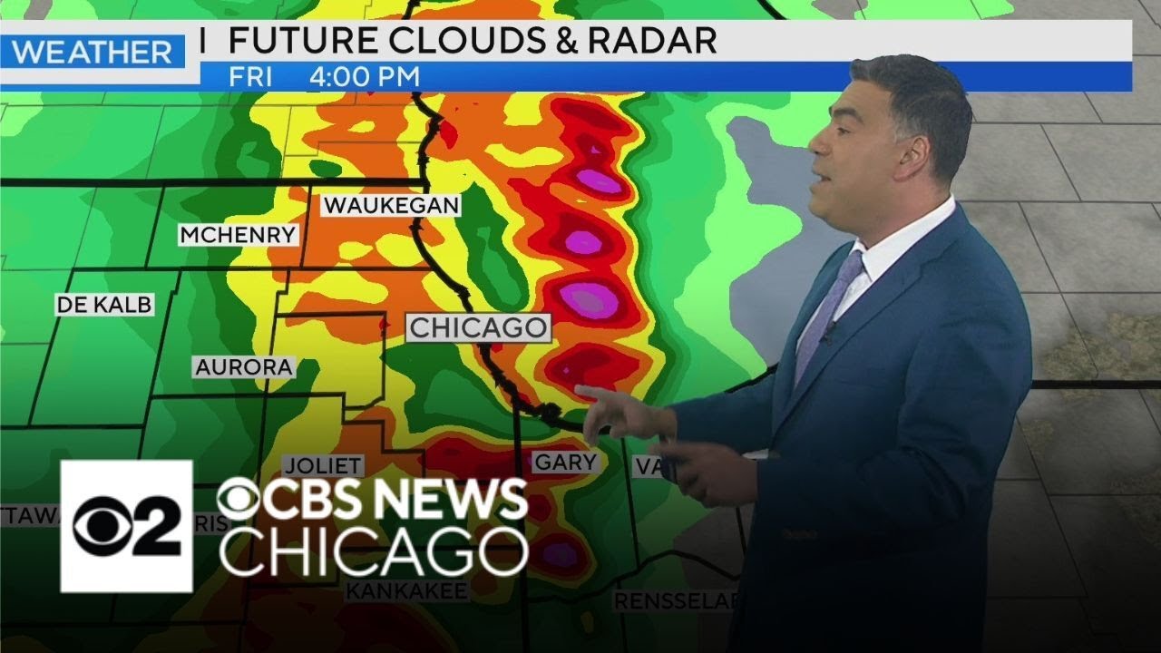 Sunshine and severe thunderstorms for the weekend - YouTube