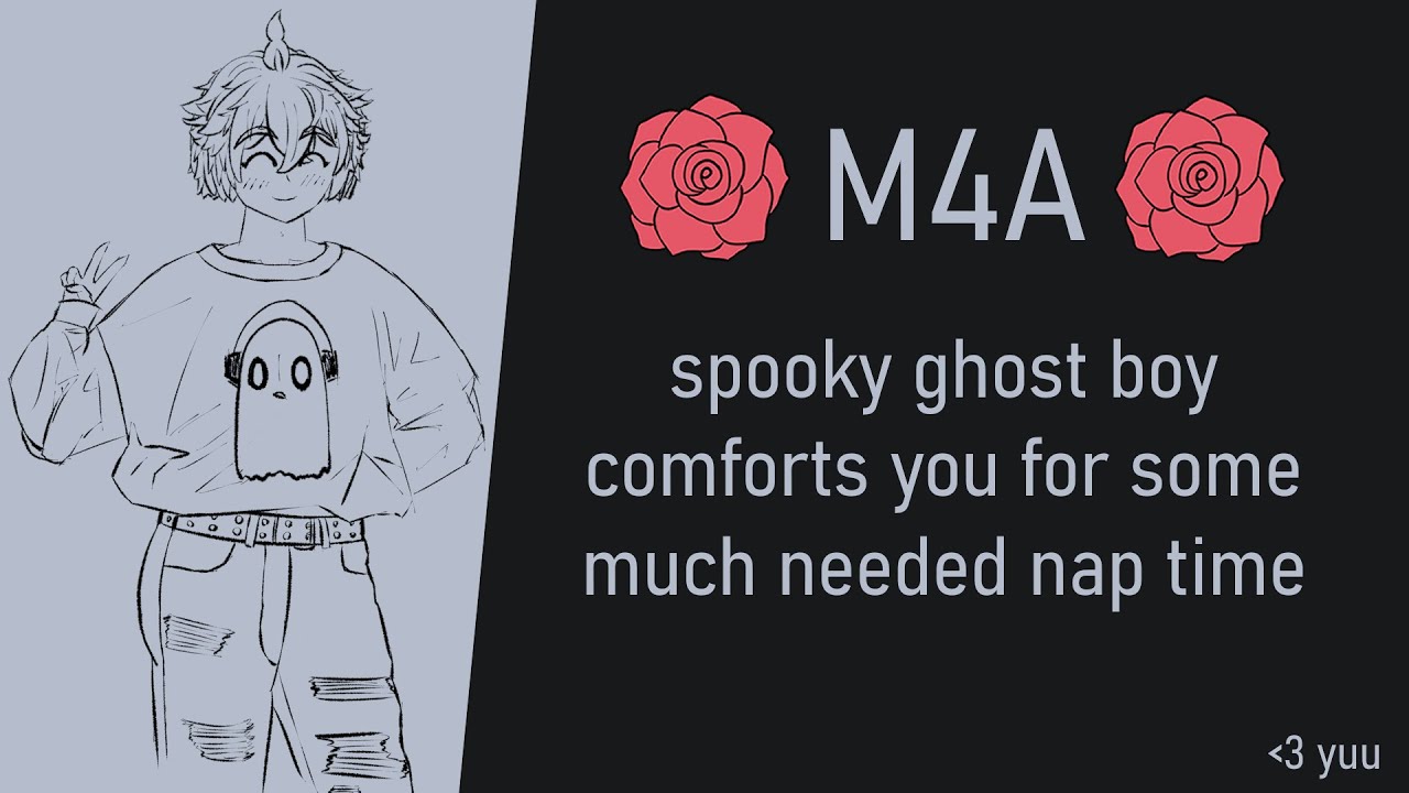 comforting nap time with spooky ghost boy