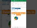 Delete only objects | productivity hack | excelshorts #excel