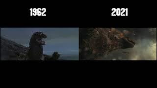 Godzilla vs Kong (2021) Trailer Side by Side with King Kong vs. Godzilla (1962)