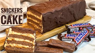 SNICKERS CAKE - TORTA SNICKERS