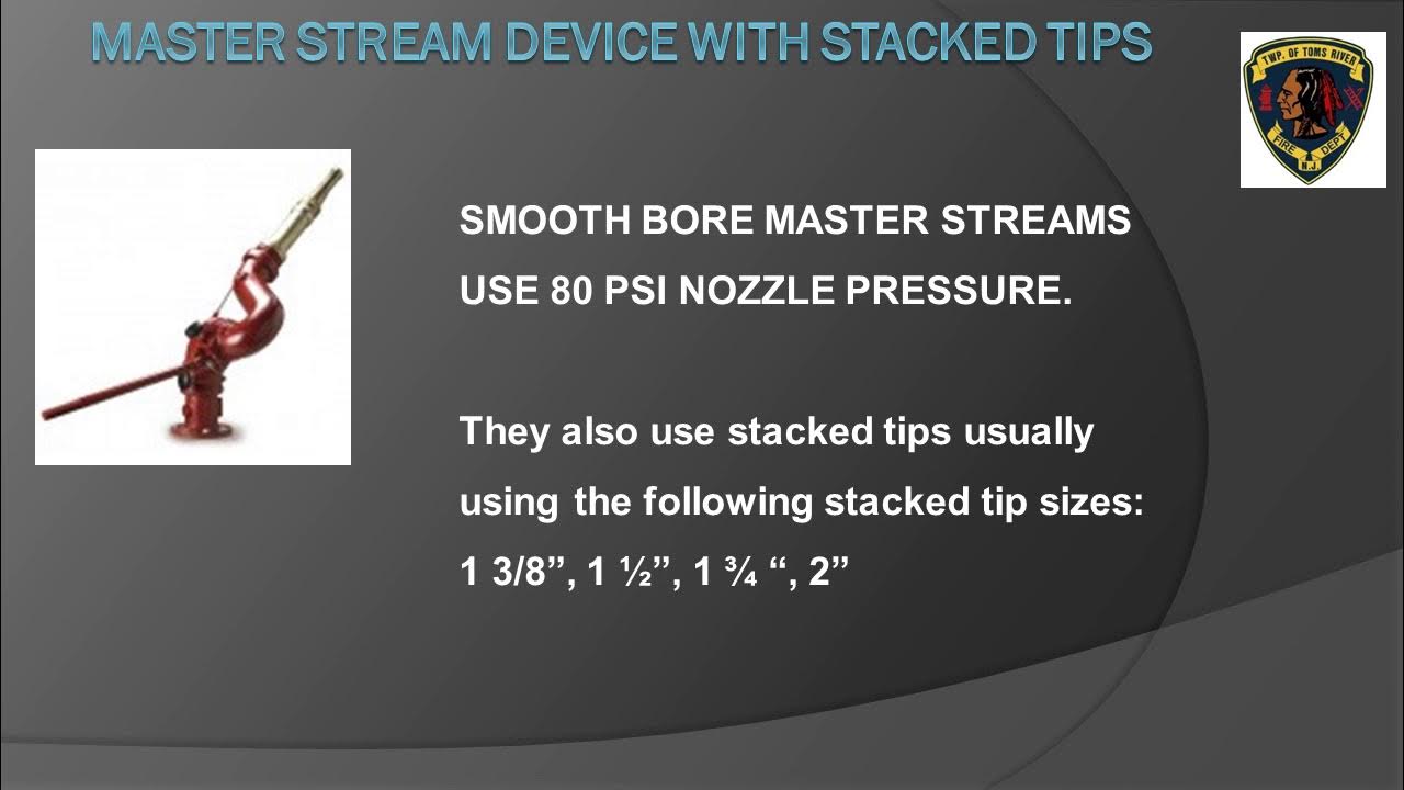 Pump Operations Lesson 1 (Nozzles, Flows, Nozzle Pressures etc.) YouTube