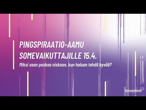 Video: Miksi Tehdä Hyvää