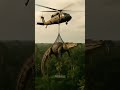 evacuate large crocodile by helicopter #amazonforest #crocodile