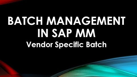 batch management in sap mm | batch management configuration in sap mm | batch management in sap sd